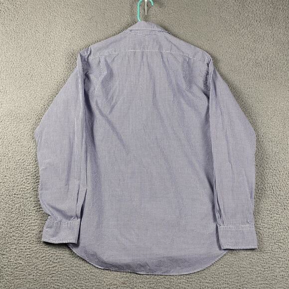Ralph Lauren Button Up Shirt Men's Large Blue Plaid Preppy Causal Formal - Picture 7 of 7